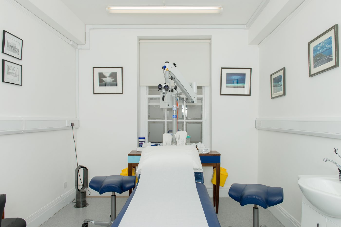 A microsuction treatment room at Clear Ear Clinic